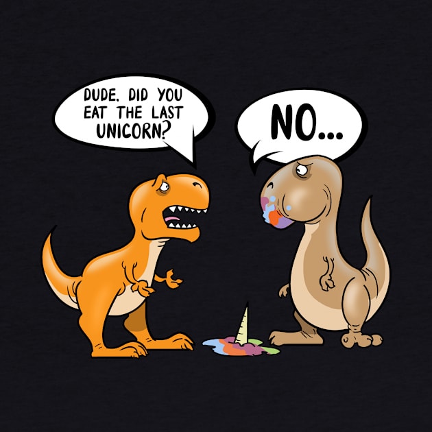 T-Rex Eats The Last Unicorn Dinosaur by ModernMode